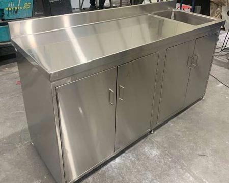 Commercial Stainless Steel Benches