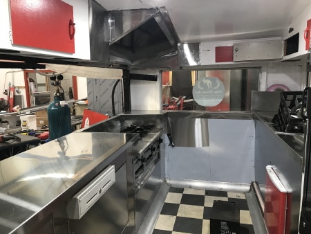 Food Truck Exhaust Canopy Installation