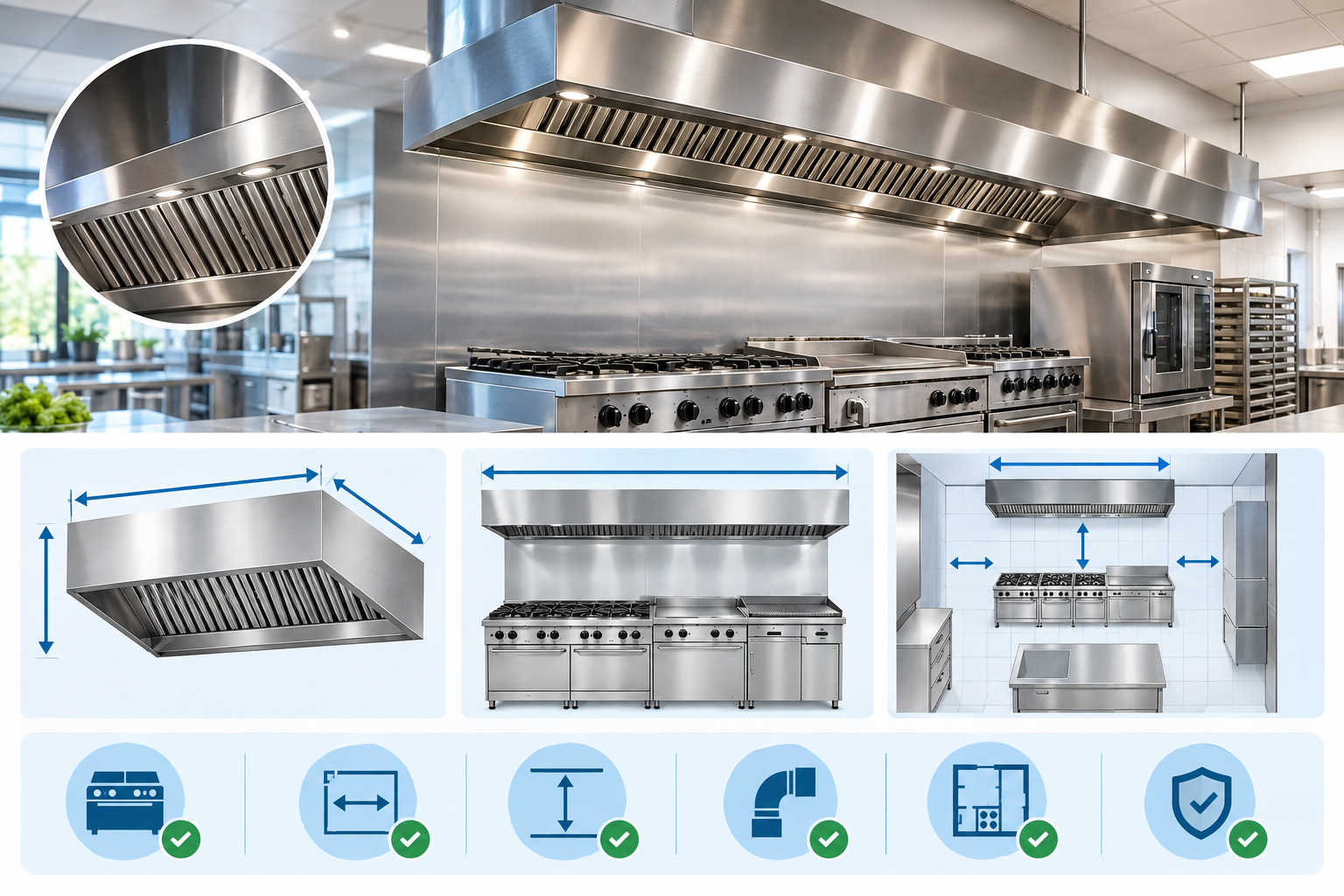 Commercial Kitchen Hood Sizing Guide Commercial Kitchen Hood Sizing Guide
