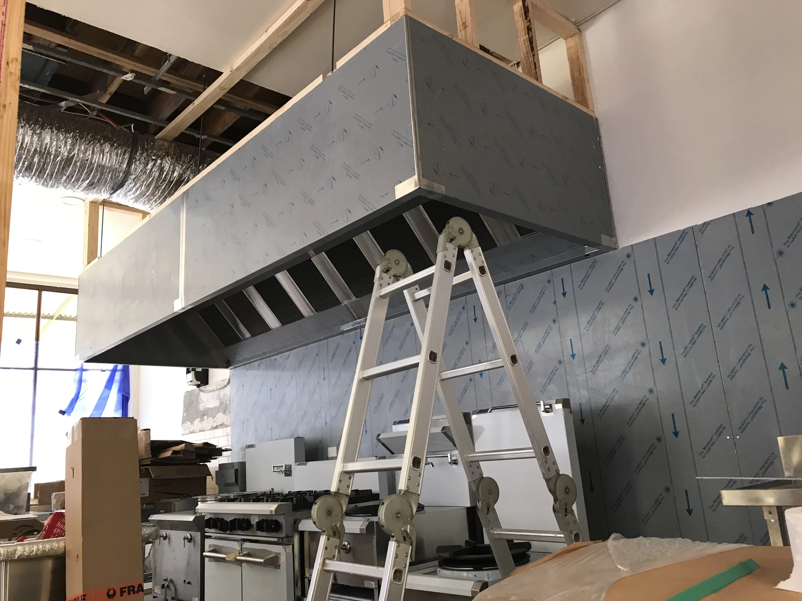 Commercial range hood Brisbane